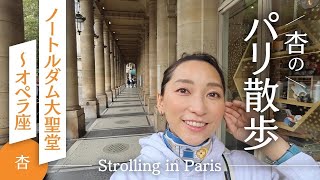 杏の🇫🇷パリ散歩 ノートルダム大聖堂〜オペラ座【Strolling in Paris】 [upl. by Cindy126]