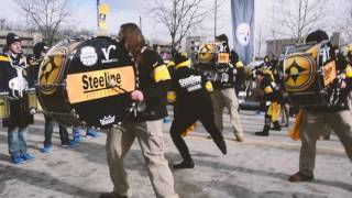 Pittsburgh Steeline  Drum Battle vs Pitt Drumline  1817 [upl. by Cralg41]