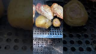 Smoking and Grilling Chicken Potatoes grilling cooking food [upl. by Gonsalve]