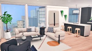 The Sims 4 Apartment Renovation  702 Zenview  Speed Build  CC Links [upl. by Lesser876]