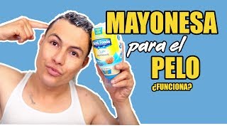 Repara el Cabello Muy Seco Y Químicamente Maltratado al Instante Con Mayonesa [upl. by Ayanahs]