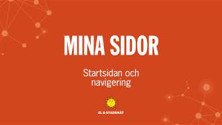 Mina sidor Startsidan och navigering [upl. by Valda]