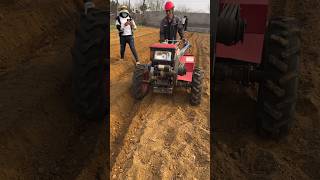 Hand tractor with rotary tillage fertilization and ridging machine Rotary tillage part 689 [upl. by Levina]