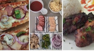 Air Fryer Recipes  Baguette Pizza  Short Pork Spare Ribs airfryerrecipes pizza porkspareribs [upl. by Patrick]