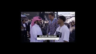 Turki Alalshikh Tells Shakur Stevenson quotI Need To Know Nowquot [upl. by Nodyarb]