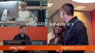 Ergotron WorkFit® A Happier Healthier Workplace [upl. by Jehial]