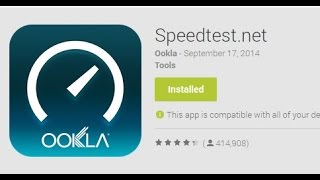 Check your Internet Speed on Android  Ookla Speedtest [upl. by Nrublim]