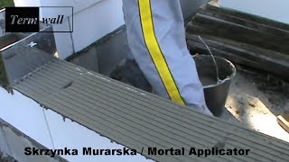 Skrzynka Murarska 240420 mm klej  Mortar Applicator glue 3 [upl. by Ralleigh545]