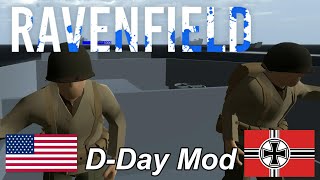 Ravenfield  DDay Mods Skins weapons tanks and more [upl. by Ahsaenat]