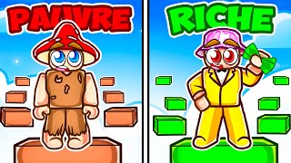 PAUVRE VS RICHE SUR ROBLOX  💸 [upl. by Brannon]