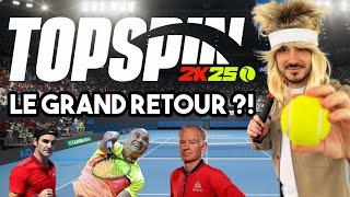 Jai SMASH TOP SPIN 2K25   ENFIN le GRAND RETOUR des jeux de TENNIS [upl. by Beatty]