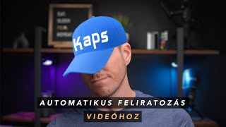 Így csinálj feliratot a videódhoz EGYETLEN klikkeléssel magyar felirat generálás [upl. by Dnar]