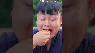 mukbang  pig head  Spicy Pork Head  funny mukbang  funny videocomedy trending [upl. by Eissoj]