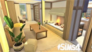 HIDDEN CELEBRITY HOME 📸  SNOWY ESCAPE  SPEED BUILD  SIMS 4 [upl. by Alit]