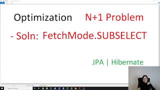 Optimization  N1 Problem Solutions  FetchModeSUBSELECT [upl. by Timothy382]