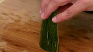 Cooking Tips  How to Julienne Zucchini [upl. by Stacee202]