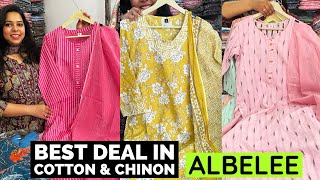 Mixed Bag Collection of Cotton Muslin amp Chinon Kurtis Short Tunics at Offer Prices at Albelee [upl. by Trish506]