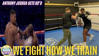 Anthony Joshua Gets KOd Due to this drill Who leads with an Uppercut [upl. by Nalaf]