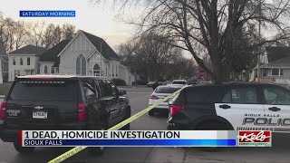 Sioux Falls police investigate weekend homicide [upl. by Seavir]