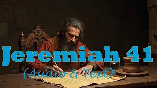 Jeremiah 41  KJV AUDIO BIBLE With Text amp Images [upl. by Tterab]