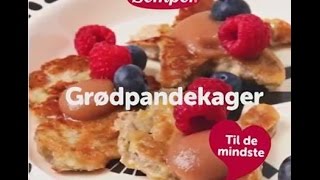 Opskrift på grødpandekager til de mindste [upl. by Erodaeht]