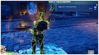 Graffiti Doomstadt Location  The Illusionist Quest  Fortnite Chapter 5 Season 4 [upl. by Amikahs]