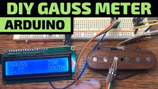 ✅DIY Gauss Meter with Arduino to Check a Pickups Magnet Strength [upl. by Alaet]