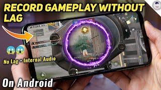 How to record gameplay on android without lag  Screen recorder for Pubg Mobile [upl. by Catha]