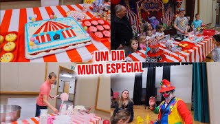 O GRANDE DIA CHEGOU  A FESTA DAS CRIANÇAS  TEVE ATÉ PALHAÇO 🤡  O PULA PULA ATRASOU 😩 [upl. by Riamu]