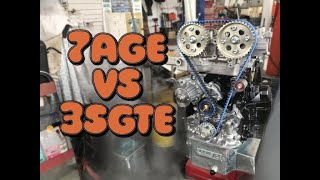 7age na vs 3sgte turbo mr2 comparison mr2 aw11 turbo [upl. by Snowman]