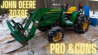 Tractor talk  John Deere 3038E [upl. by Hamilah809]