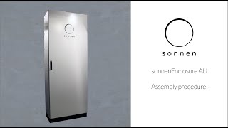 sonnenBatterie  sonnenEnclosure AU  Assembly Video [upl. by Eelibuj]