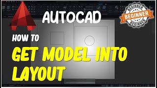 AutoCAD How To Get Model Into Layout [upl. by Pineda]