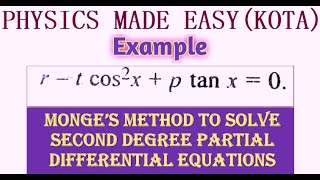 COMPLEX INTEGRATION AND INTEGRAL CALCULUS MONGES METHOD CAUCHY DIFFERENTIAL EQUATION FOR JEE  4 [upl. by Boot]