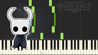 Hollow Knight Main Theme Piano Tutorial Synthesia [upl. by Demakis]