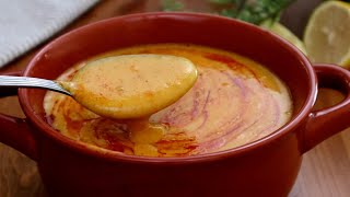 وصفة شوربة عدس تركية فاجأتني بطعمها سهلة ولذيذة وصحية Healthy and Easy Turkish Lentil Soup [upl. by Ynalem]