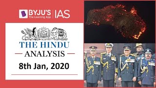 The Hindu Analysis for 8th Jan 2020 Current Affairs for UPSCIAS [upl. by Anasus681]