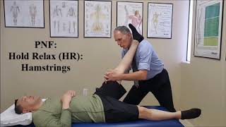 Proprioceptive Neuromuscular Facilitation PNF Stretch  Hold Relax HR [upl. by Reiner]