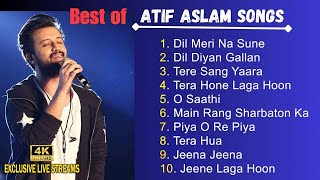 🔴 Live  Best Of Atif Aslam  Atif Aslam Top 10 Songs Jukebox  Atif Aslam Hit Songs 2024 [upl. by Seaddon]