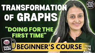 TRANSFORMATION OF GRAPHS BEGINNERS COURSE JEE 2025  2026 FULL PREP FRM ZERO MATHEMATICALY INCLINED [upl. by Redneval615]