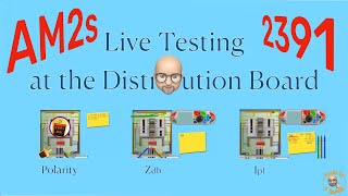 Live Incomer Tests at a 3 phase DB  AM2 AM2s AM2e 2391 Inspection and Testing Course [upl. by Radley]