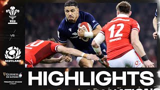 HIGHLIGHTS  🏴󠁧󠁢󠁷󠁬󠁳󠁿 WALES V SCOTLAND 🏴󠁧󠁢󠁳󠁣󠁴󠁿  2024 GUINNESS MENS SIX NATIONS RUGBY [upl. by Napoleon]