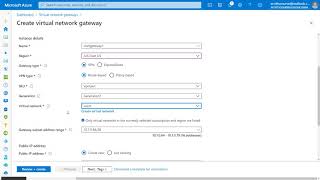 Connect your on premises network to Azure with VPN Gateway [upl. by Odnalref723]