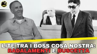 SCONTRO TRA DON TANO BADALAMENTI E TOMMASO BUSCETTA IN TRIBUNALE [upl. by Ecnarual976]