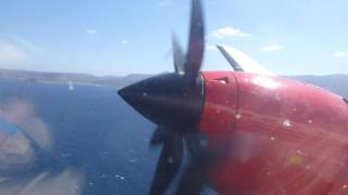 Takeoff from Sitia in a Sky Express Jetstream 41 [upl. by Orecul606]