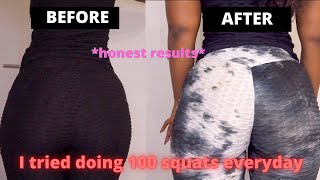 I Tried Doing 100 Squats Everyday  Madfit Squats [upl. by Skyla]