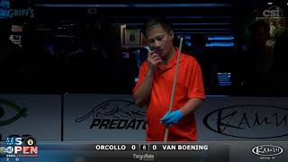 2017 US Open 8Ball Orcollo vs Van Boening [upl. by Vicky114]