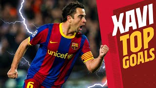 XAVI HERNÁNDEZ TOP GOALS 💙❤️🔥 [upl. by Hoenack659]