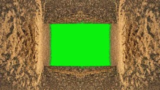 Sandy Reveal Transition Green Screen Background HD [upl. by Nelle]