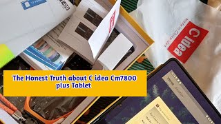 C idea Cm7800 Plus Honest Review  The Truth about This Tablet no one Will tell you ✅ [upl. by Anileda]